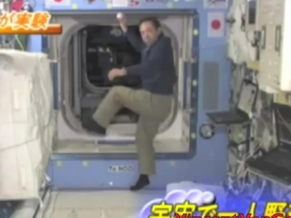 Japanese Astronaut Plays Baseball By Himself In Space [VIDEO]