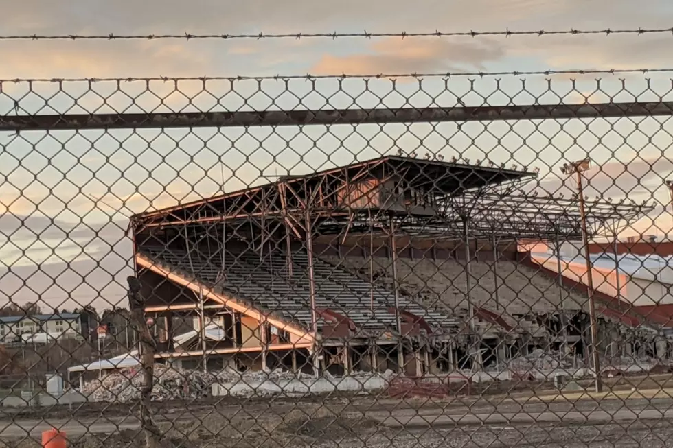 MetraPark Grandstand Demolition Underway