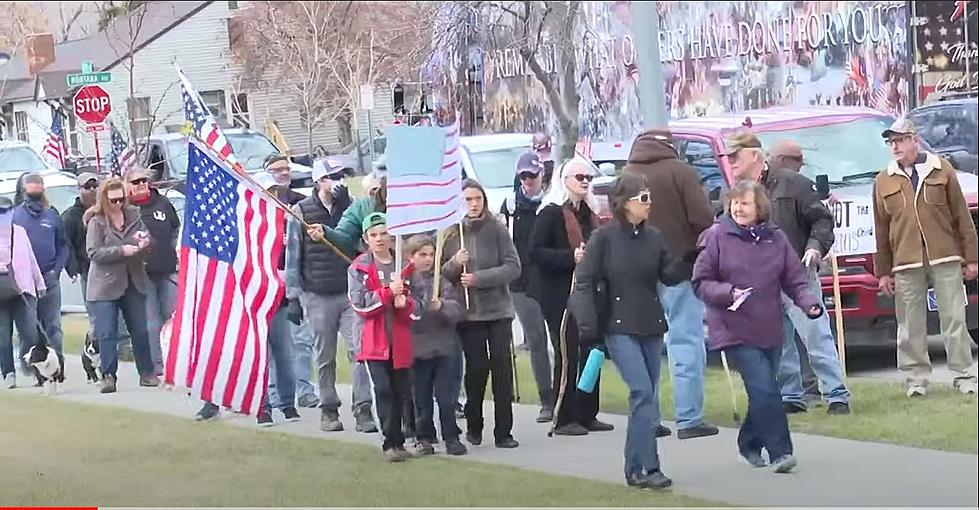 Hundreds Protest Shutdown at Montana Capitol