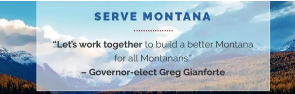 Governor-elect Gianforte Asks Montanans to Serve Montana