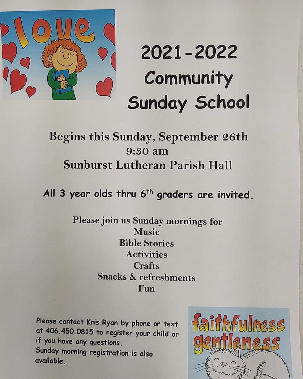 Community Sunday School in Sunburst