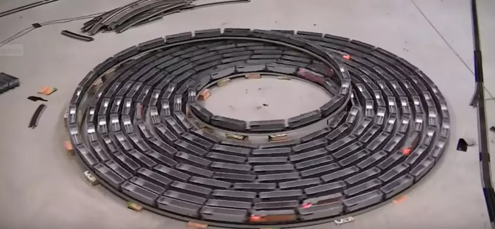You Won’t Be Able To Stop Staring At This Model Train Infinite Loop