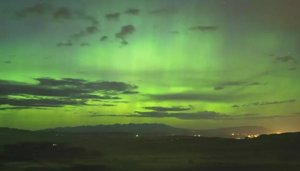 The Northern Lights Over Livingston, Montana are Stunning