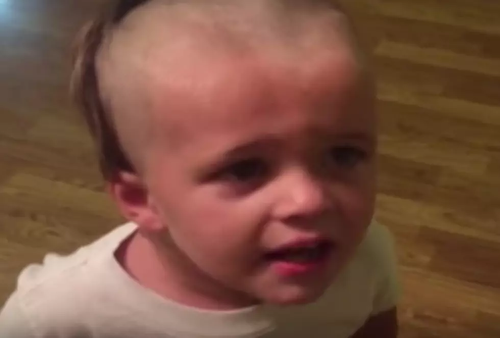 Little Boy Steals Dads Clippers and Shaves His Head [VIDEO]