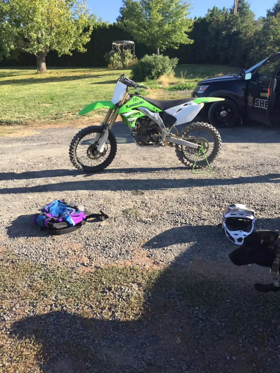 Knucklehead Motorcyclist Apprehended By Off-Duty Sheriff's Deputy