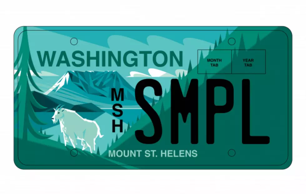 Put Mount St. Helens on a Washington State License Plate!