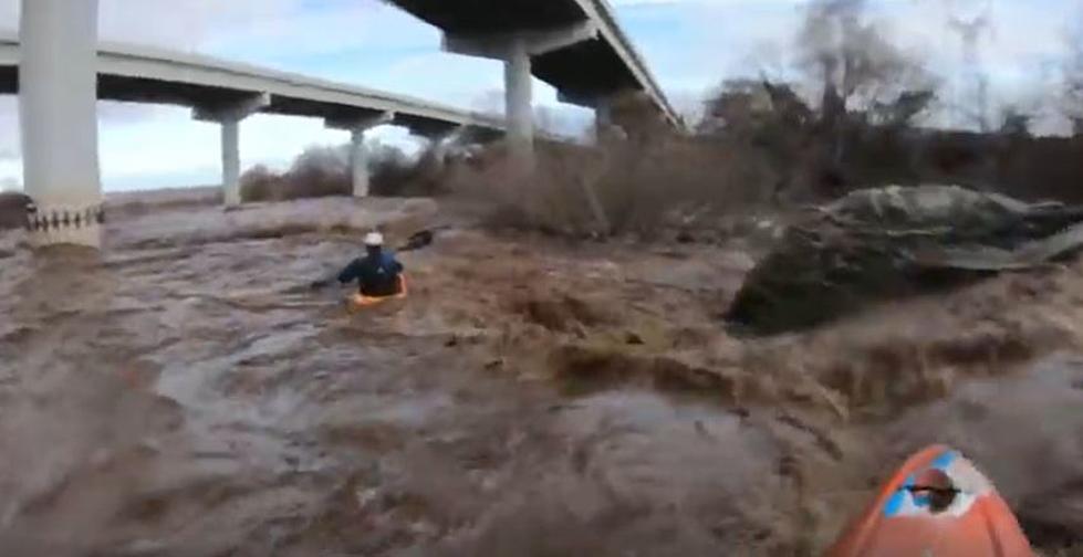 Thrill Seekers Kayak The Raging Umatilla River During Historic Flood [VIDEO]