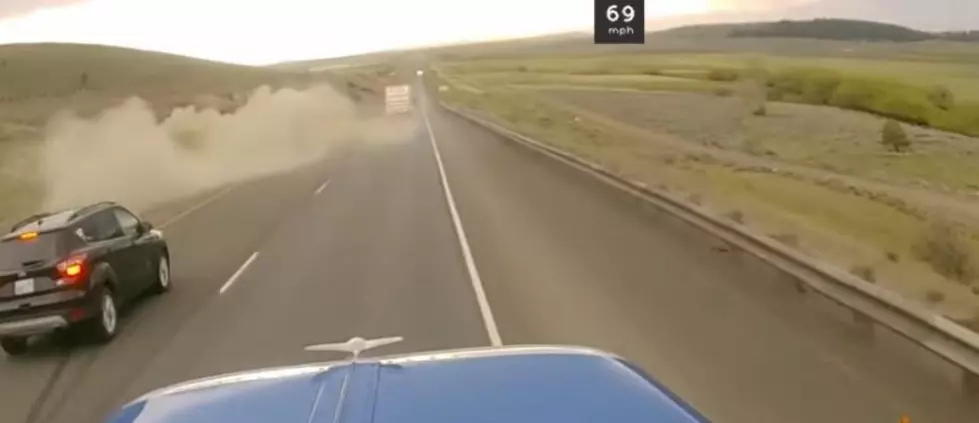 OSP Looking for Hit and Run Trucker Who Tagged Lane Passer- Video