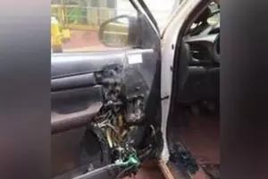 Beware of Hand Sanitizer Explosions in Your Vehicle [Photo]