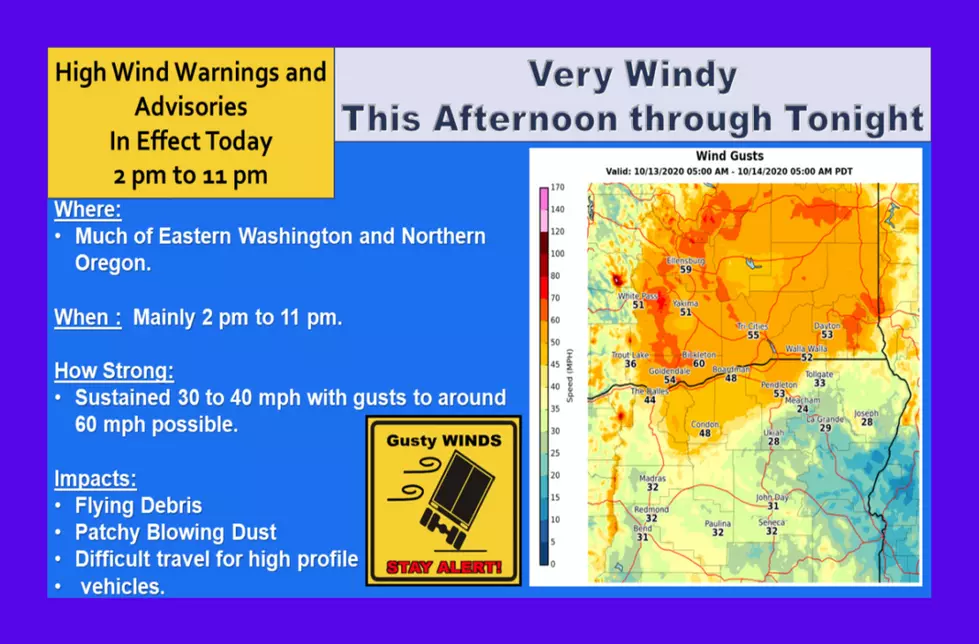 NWS Upgrades Watch To High Wind Warning [60-65mph Gusts]