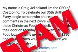 Save a Click! Costco Free Grocery Box Is a Scam!