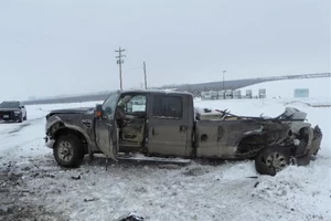 Franklin County Truck Vs Snow Plow and the Winner is&#8230;.Ding Ding Ding!
