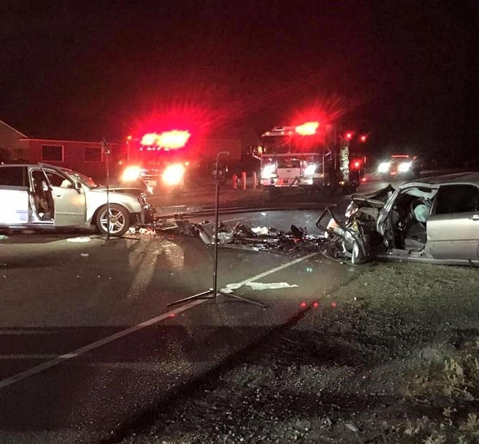Two People Taken to Hospital After Pasco Head-On Collision