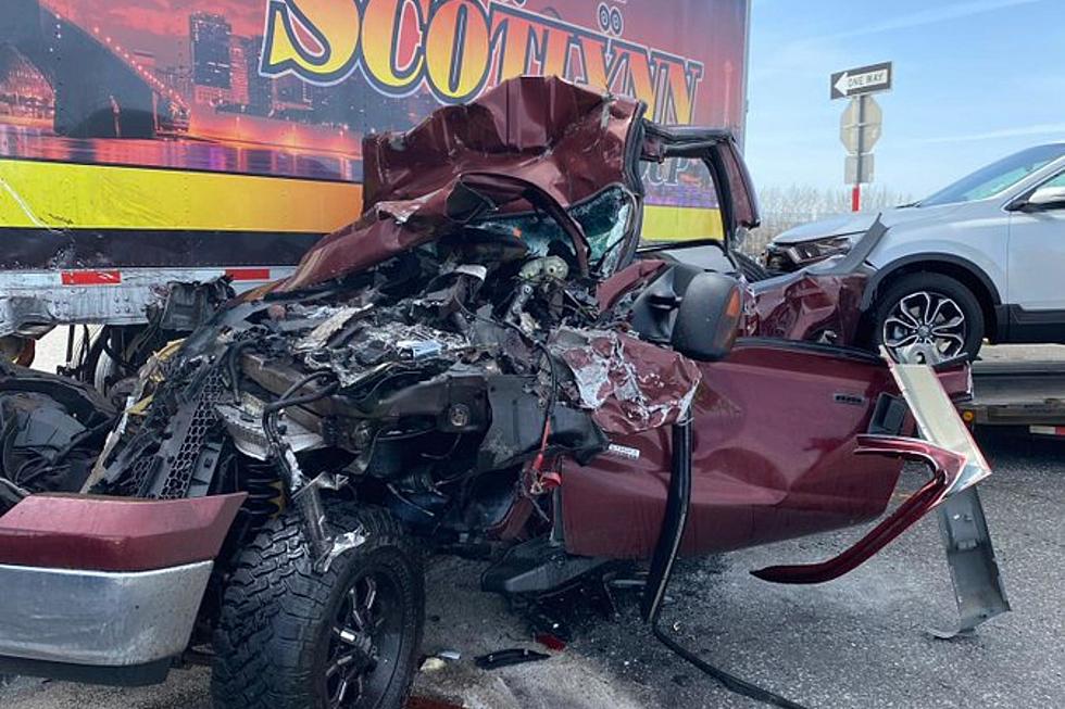 Semi vs Pickup Crash on S.R. 395 in Pasco Leaves Man Seriously Injured