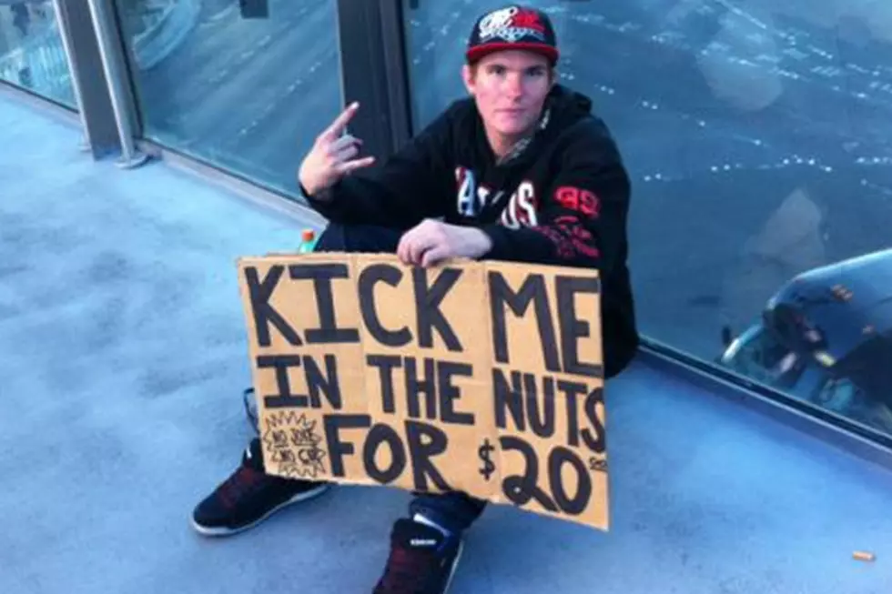 The Latest Addition to the Las Vegas Strip: Kick Me In the Nuts Guy
