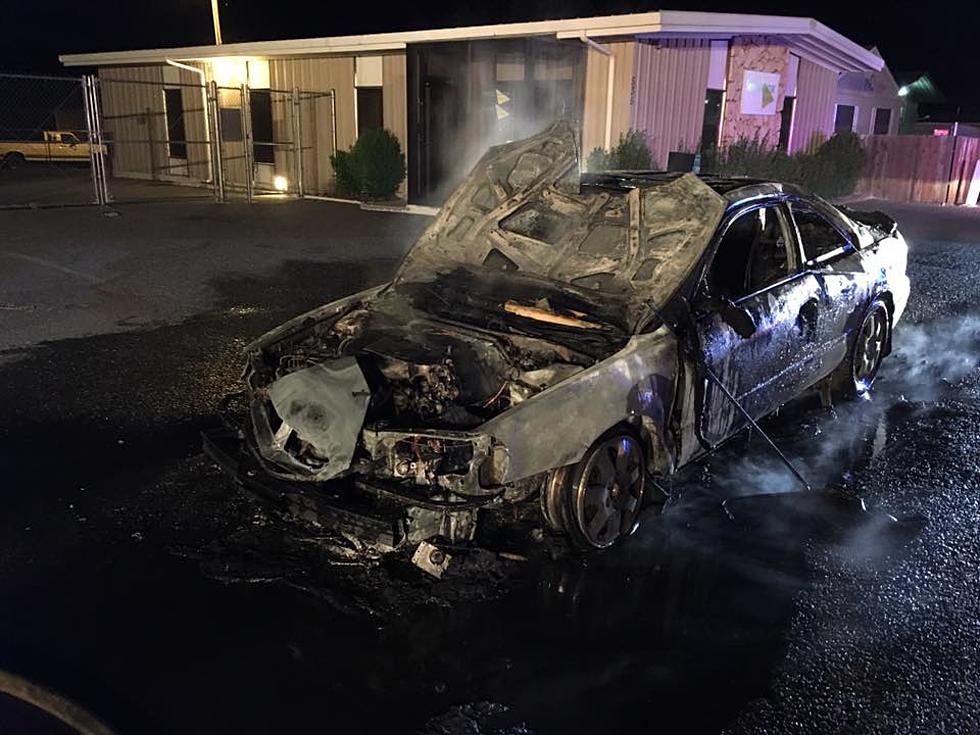 Stolen Car Out of Pasco Gutted by Fire in Kennewick