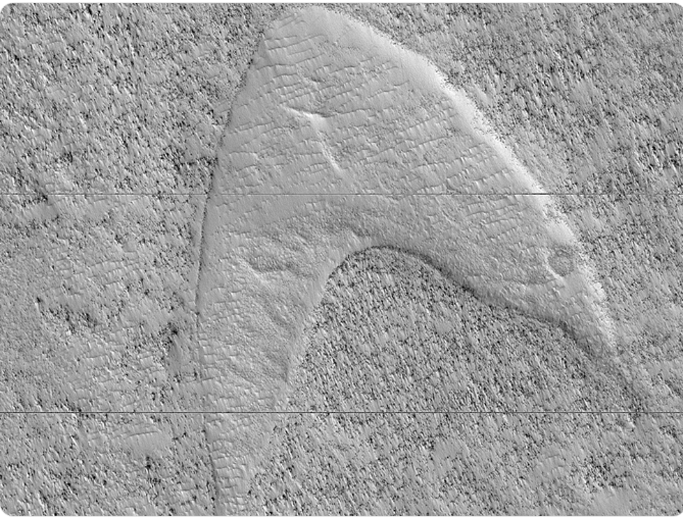 NASA and Space Force Finds Star Trek Star Fleet Command on Mars!