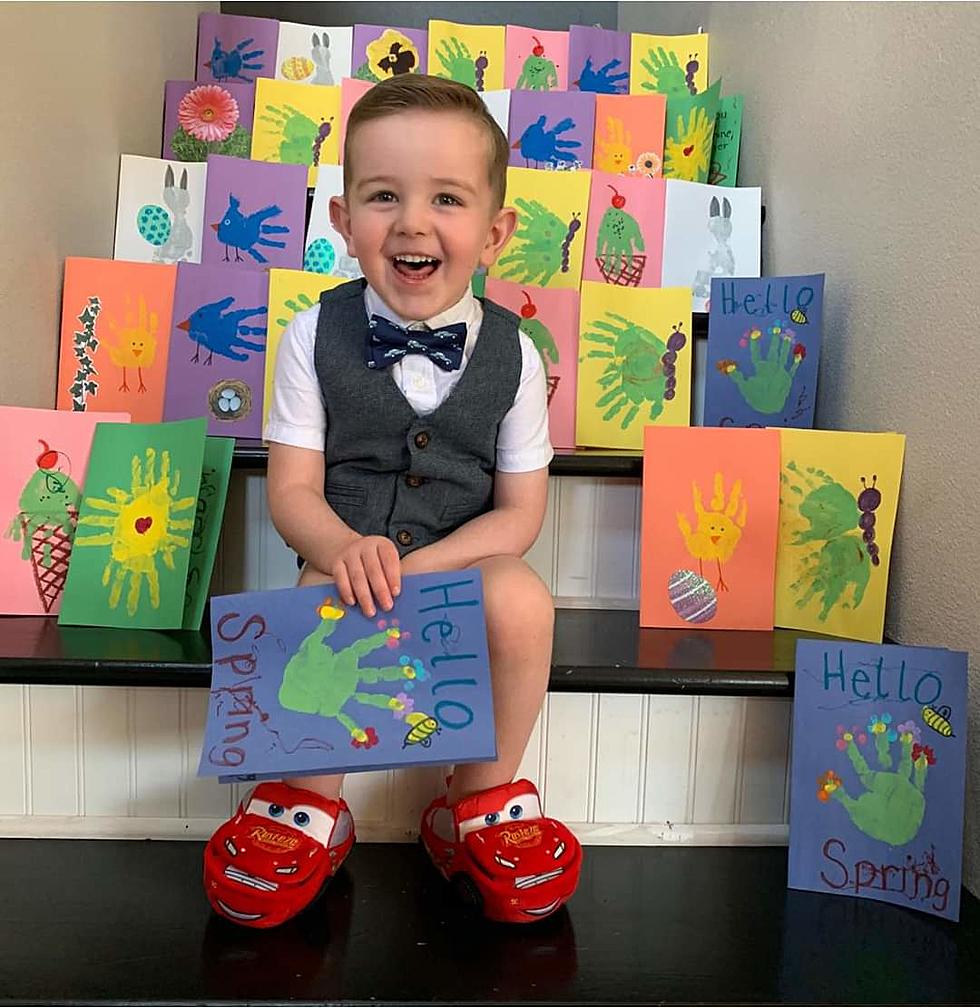 TC Boy Crafts Handmade Cards for Sick Patients – He’s 3 Years Old