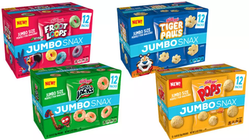 Jumbo-Sized Snack Versions of Kellogg’s Cereals Debut Next Month
