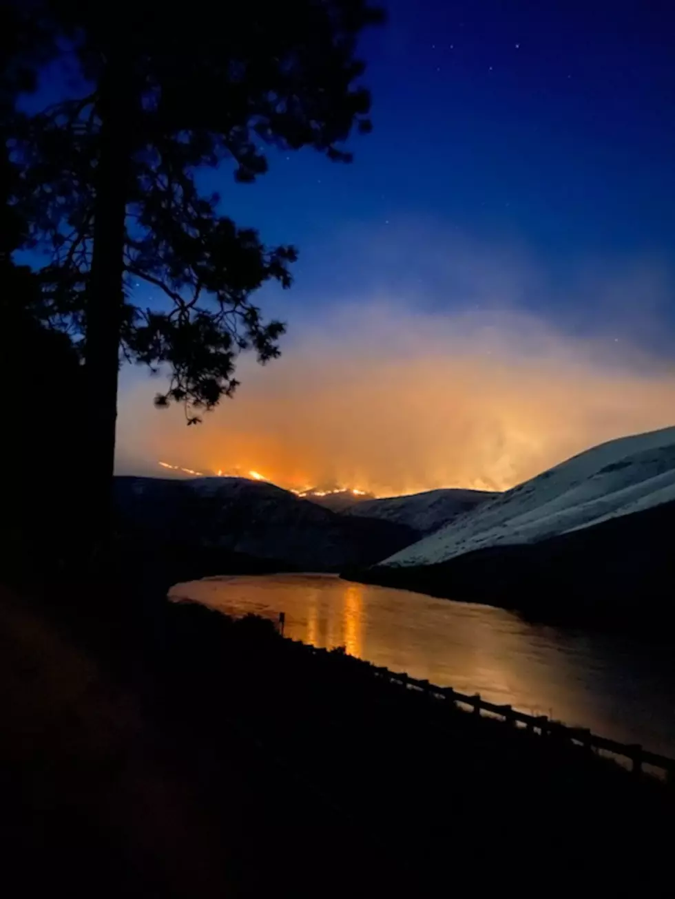 Evans Canyon Wildfire Has Torched 75,857 Acres, Winds Increasing