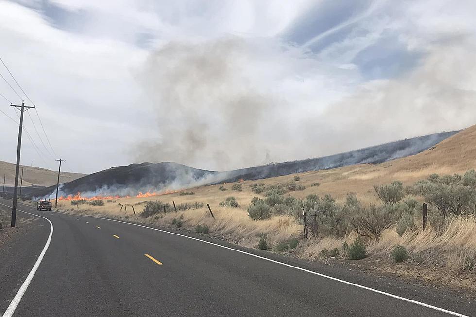 [UPDATED]High Winds Bring Sudden Fires & Closed Roads to Benton County