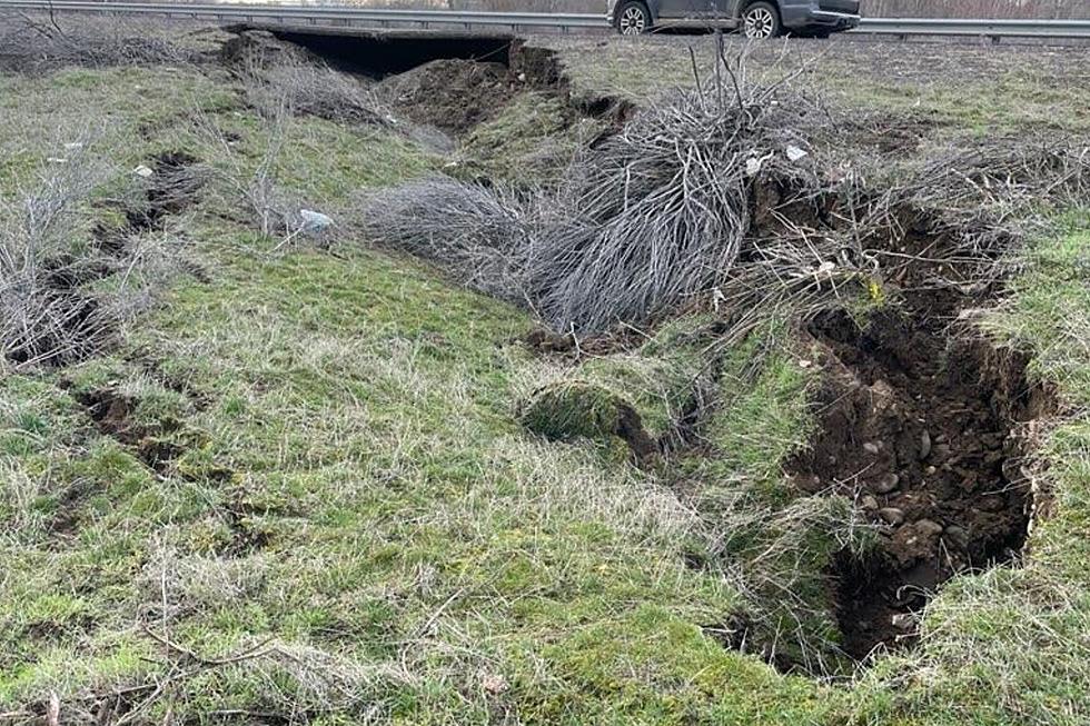 Shockingly Huge Sinkhole Closes Main Washington Highway