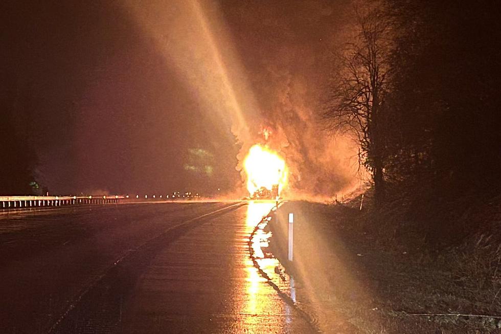 Camper Packed with Ammo Catches Fire & Closes Washington I-90