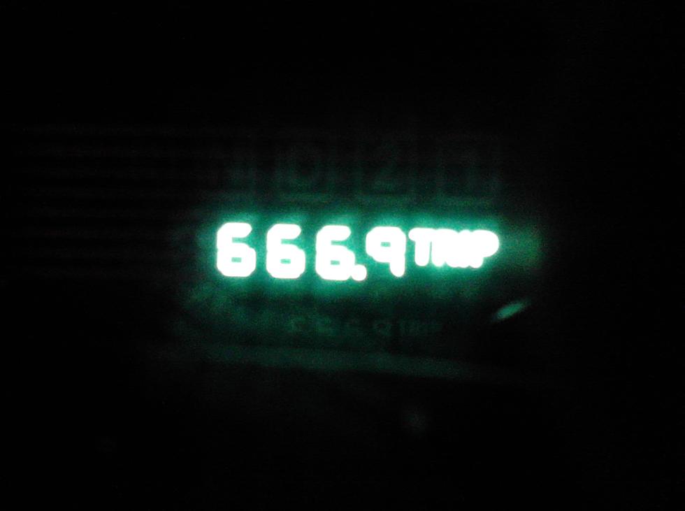 Creepy Odometer Reading Night Before Mayan End of The World!