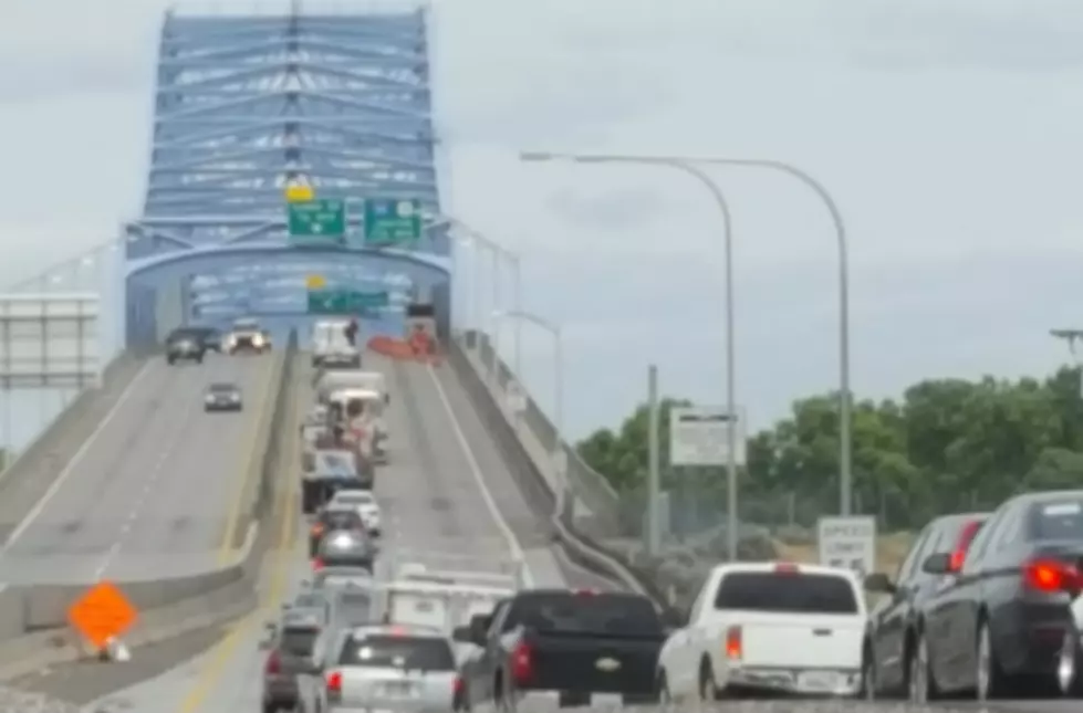 What Was Snarling Traffic Northbound on Blue Bridge?