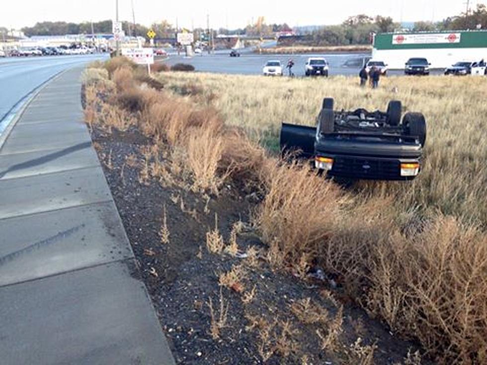 Wet Road, Speed Leads to Wild Kennewick Rollover Accident
