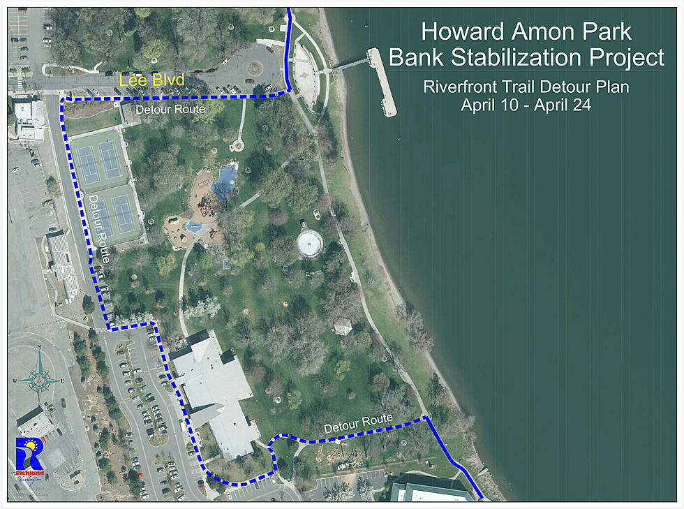 Richland Shoreline Project Will Bring Detours Along River April 10-24