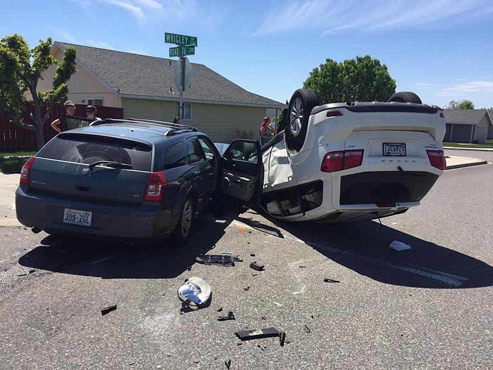 Pasco Police Respond to Wild Rollover Accident [VIDEO]
