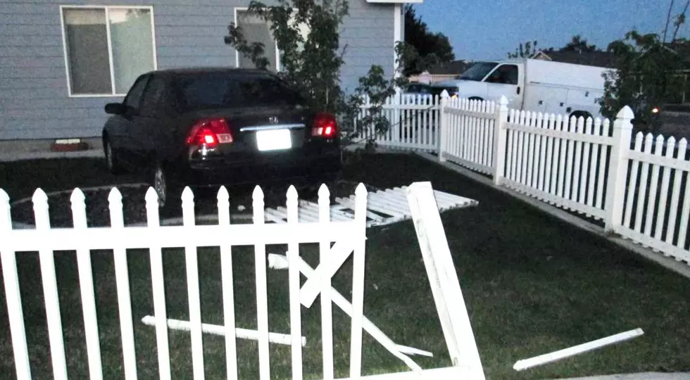 Drunk Man Drives Through Gas Meter, Fence, Flees Cops, Finally Busted