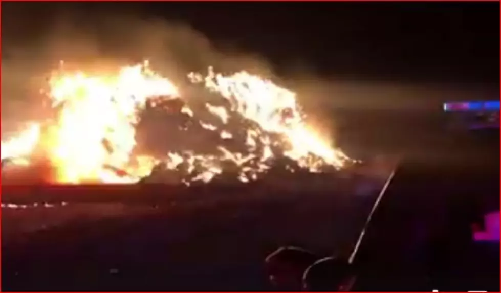 Massive Haystack Fire Investigated Near Walla Walla [VIDEO]