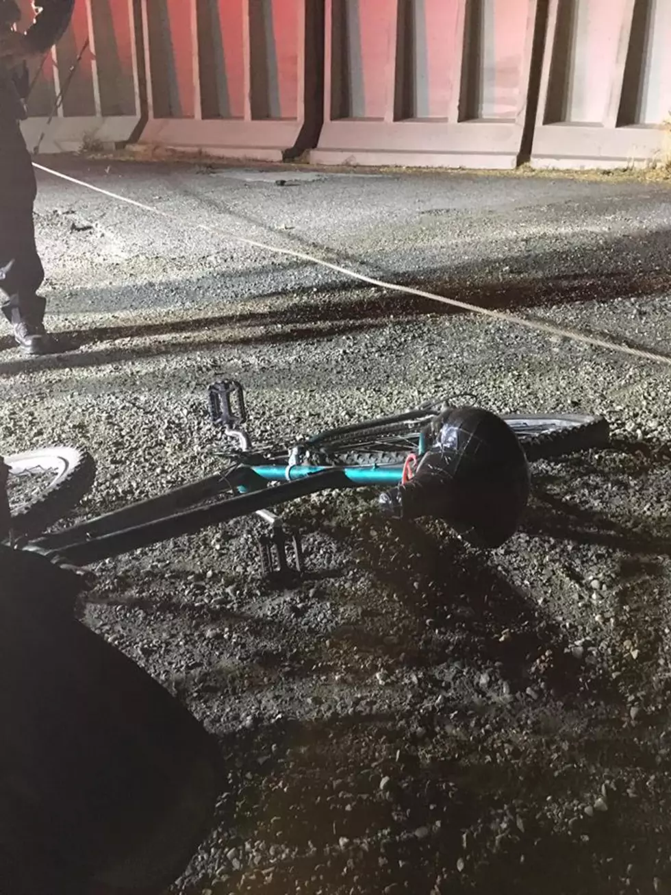 Rider In Dark ‘Sliced’ Off Bike by Elevated Steel Cable