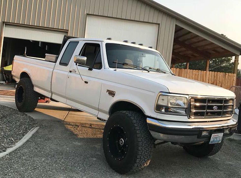Stolen Truck Recovered–on Blocks With Wheels, Tires Gone