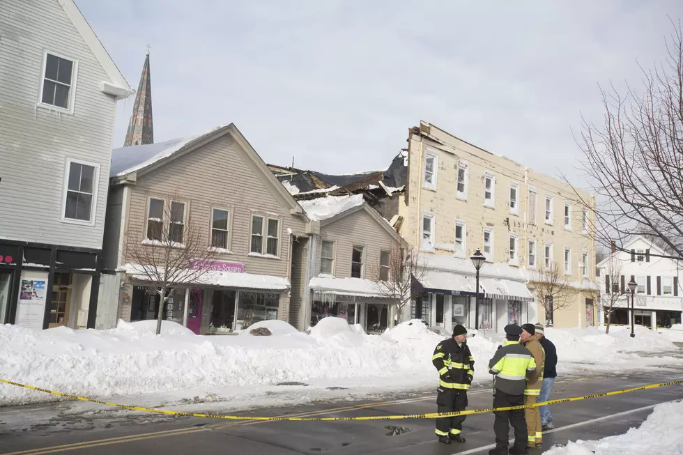 Heavy Snow Threatens to Crush Large Commercial Building