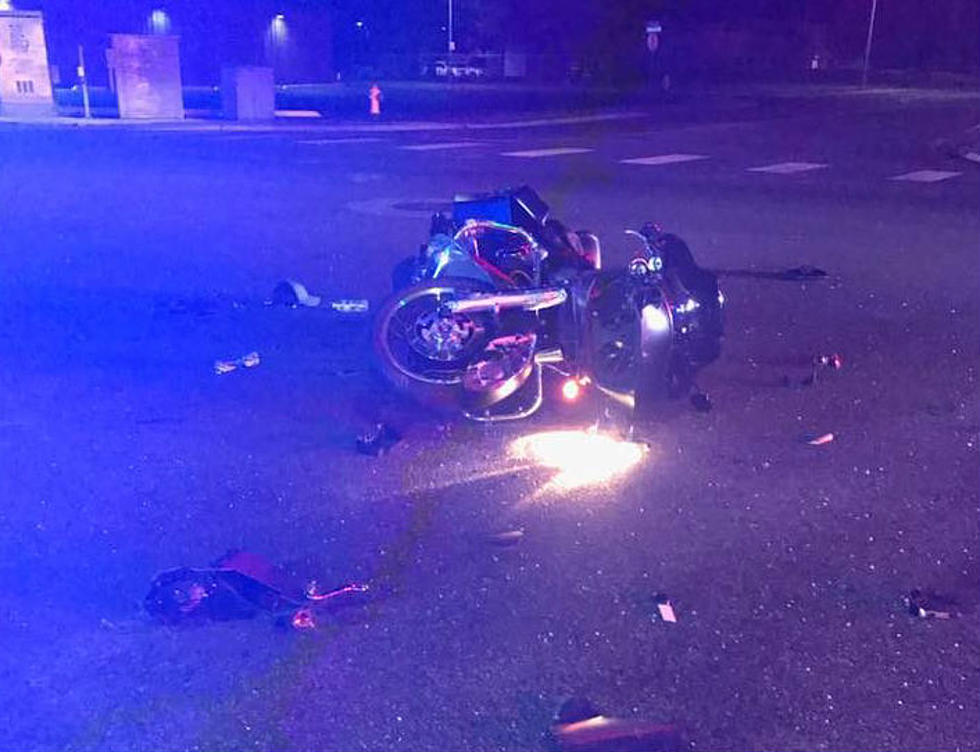 Car vs. Motorcycle Blast Sends 3 to Hospital