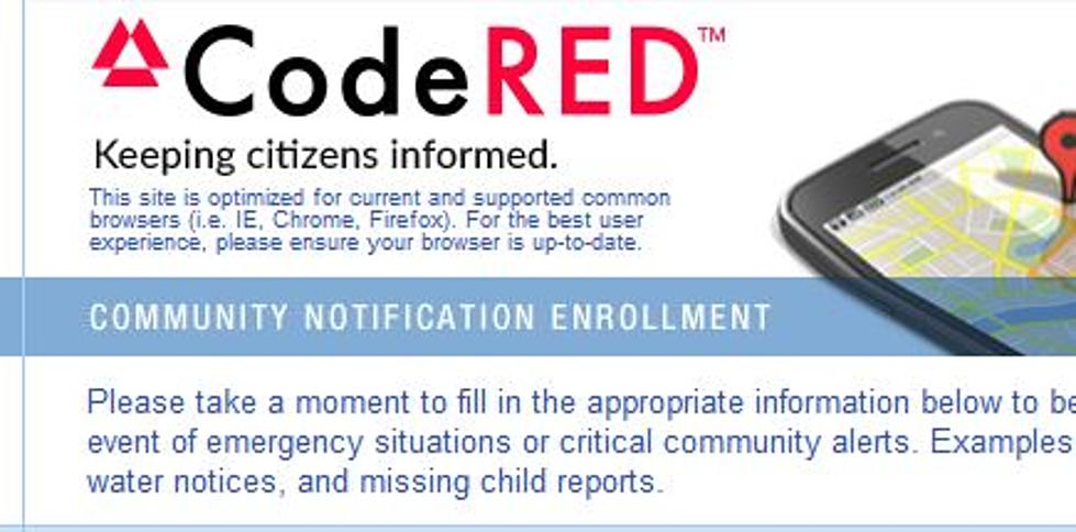 Code Red–New Emergency Notification System Coming