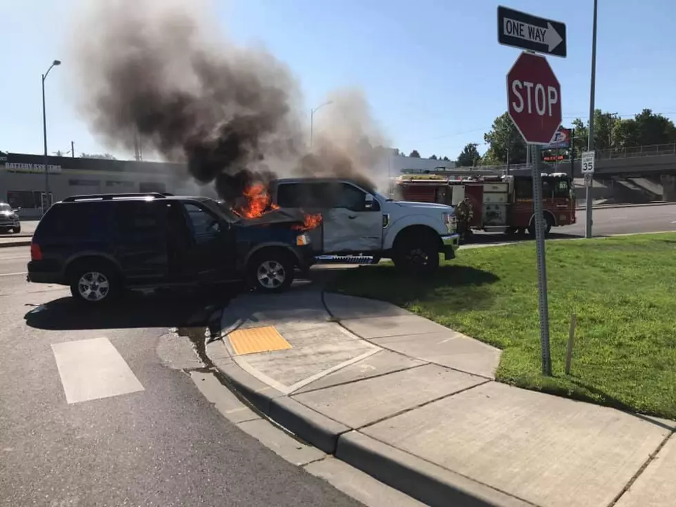 Fiery Crash Snarls Columbia Center Boulevard Traffic