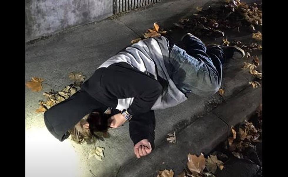 Cops Find Passed Out Partier in Sidewalk–Luckily Unhurt