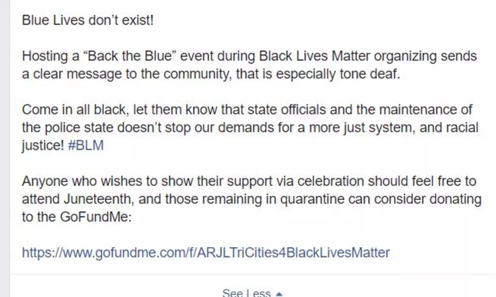 Kennewick BLM Counter Protest Page Contains Interesting Verbage