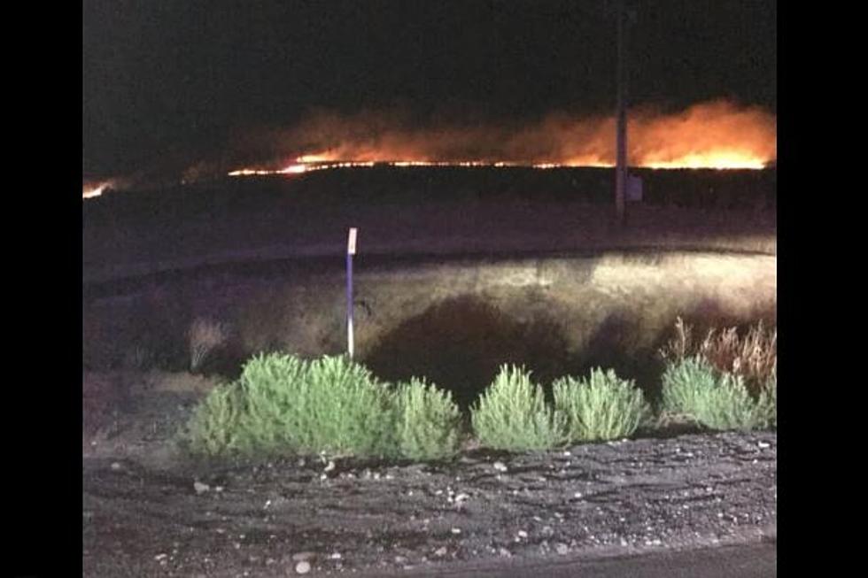 Large Brush Fire Contained North of Benton City