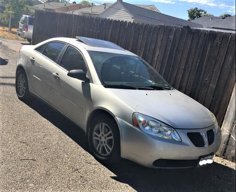 Knife Robbery Getaway Car Located in Pasco, Abandoned