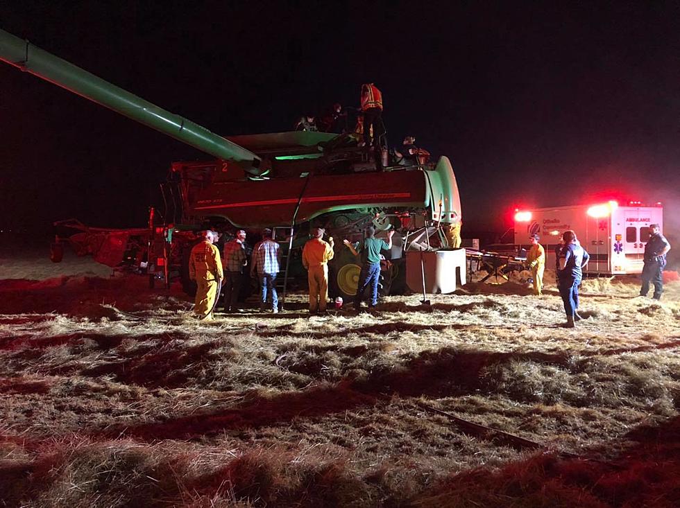 Farmworker Airlifted to Hospital After Combine Accident