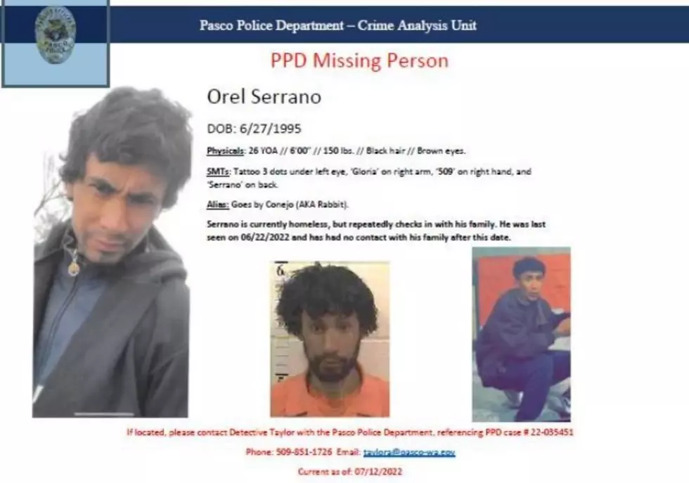 Missing Pasco Man Sought, Last Seen 2 Weeks Ago UPDATE