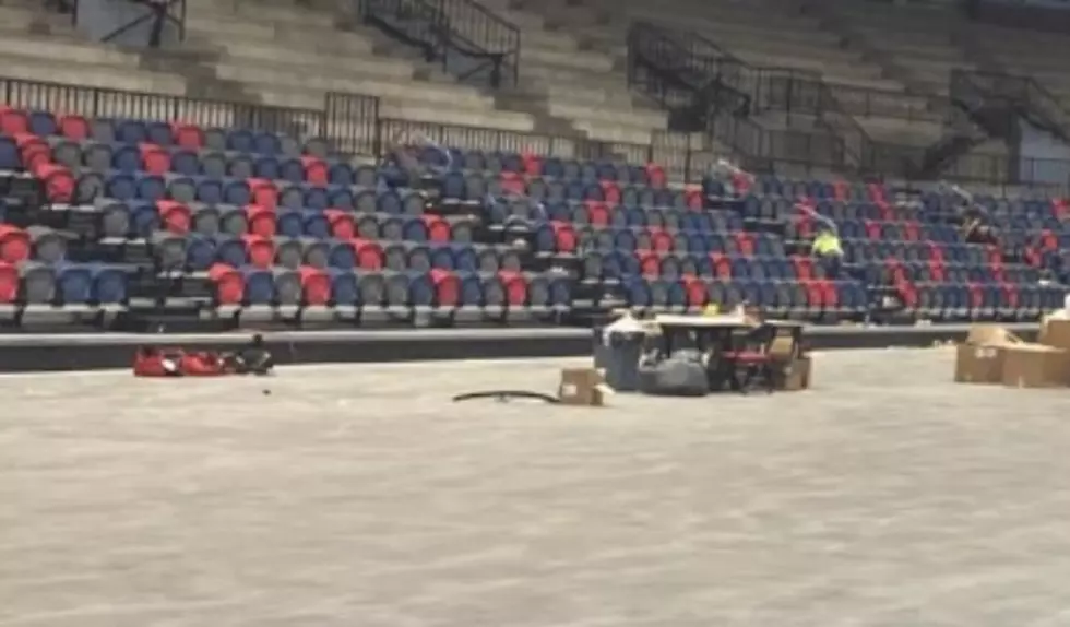 First Glimpse of New Toyota Center Seats (Exclusive)