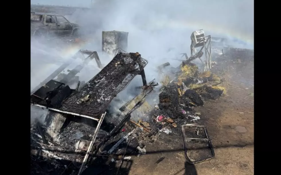 Fast-Moving Brush Fire Destroys Sheds, Property near Lind