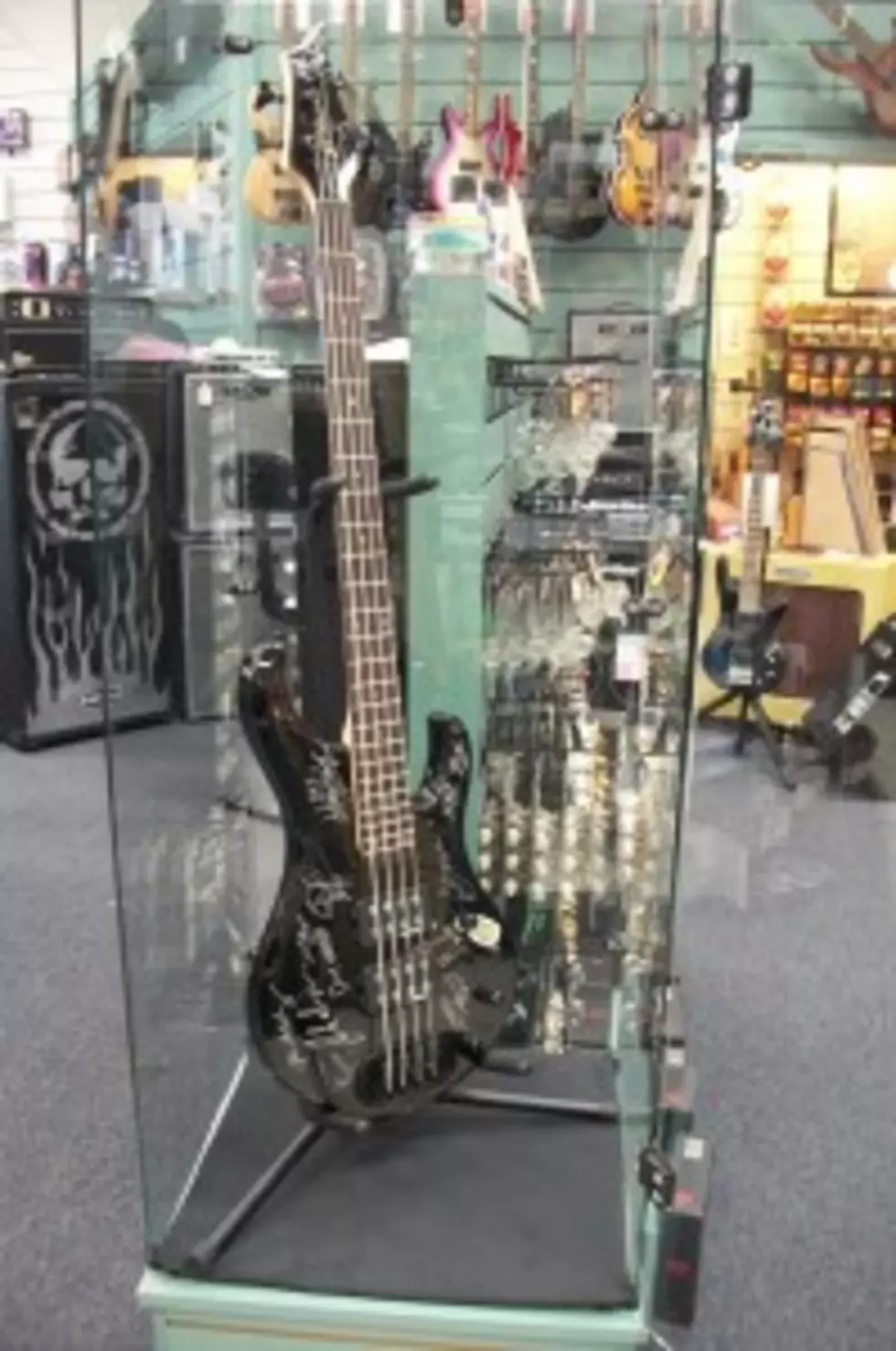 WIN! John Moyer Bass Guitar On Display at Ted Brown Music