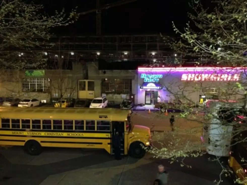 Christian School Parked Outside Strip Club In Seattle